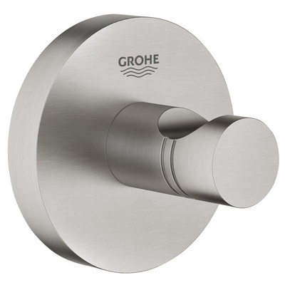 Grohe Essentials Handdoekhaak - rond - Supersteel (RVS)