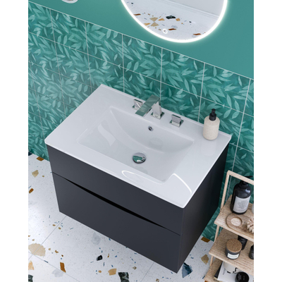 Crosswater Lazo Robinet de lavabo - 3 trous - sur plage - chrome