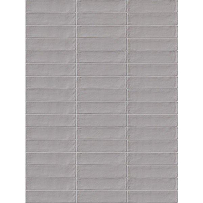 ÉCHANTILLON Ceralto Ivarno Grain Carreau mural 6x24cm 10mm gris