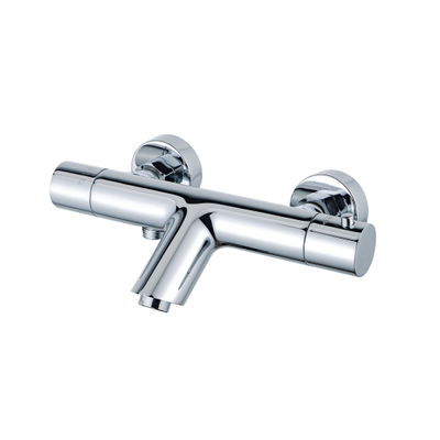 Fortifura Calvi thermostatische badkraan - hoogglans chroom