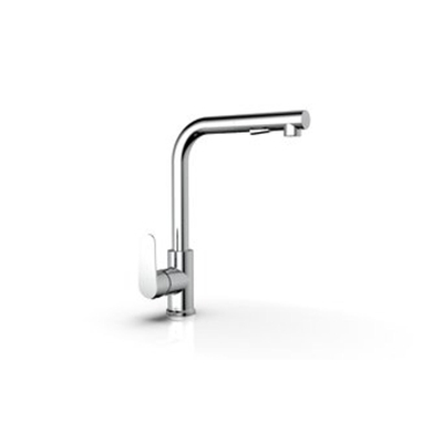 Plieger Dour Robinet de cuisine 1 trou avec bec extractible chromé