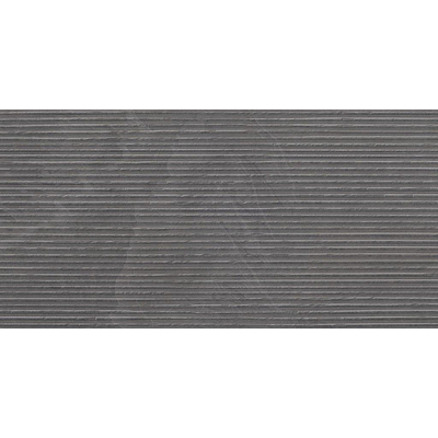 ÉCHANTILLON Terravito Alvella Carrelage mural - 60x120cm - 10.5mm - Rectangle - rectifié - Aspect pierre naturelle - Anthracite Mat