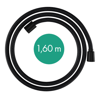 Hansgrohe Designflex Textiel - doucheslang - 160cm - mat zwart