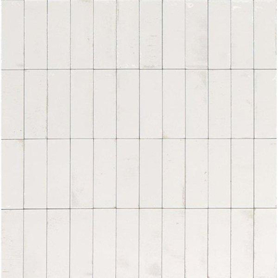 ÉCHANTILLON Ceralto Alvera Decor Carreau mural 5x15cm 10mm Bianco