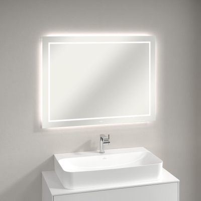 Villeroy & Boch Finion miroir avec 2x éclairage LED 100x75cm
