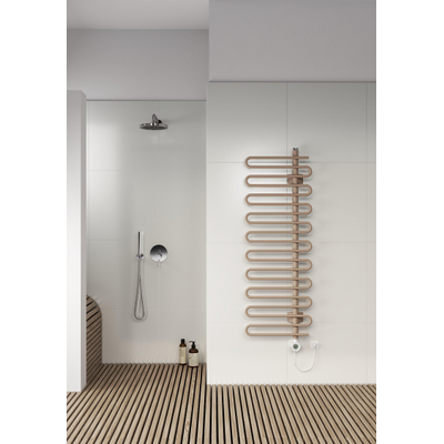 Instamat Cobra Badkamerradiator - Elektrisch - 800 Watt - 1841x 600mm - collectorbuis rechts - wandconsoles - standaard wit OUTLETSTORE