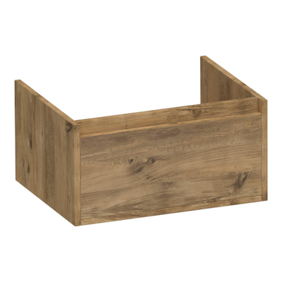 BRAUER Hope Meuble sous-lavabo - 59x30x45.5cm - 1 tiroir softclose sans poignée - 1 découpe pour siphon - Chateau