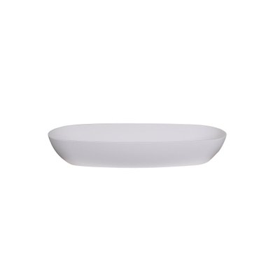 FugaFlow Eccelente Pietra Vasque - 95x36x14 cm - solid surface - blanc mat