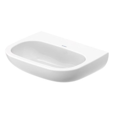 Duravit D-Code Med wastafel 60x46cm zonder kraangat zonder overloop wit