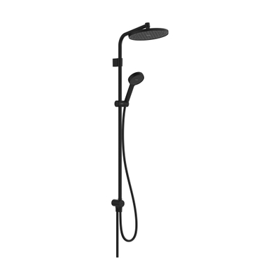 Hansgrohe Activera S - showerpipe - 240 - 1jet - ecosmart - mat zwart
