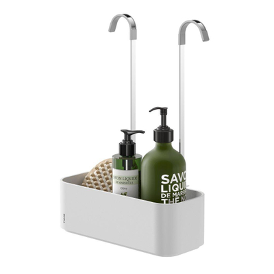 Tiger 2 Store Etagère de douche 25x12x34cm pour robinet de douche Blanc