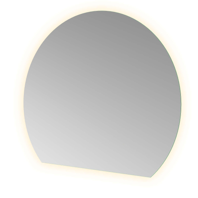Hotbath &MORE Spiegel - 140x120cm - direct en indirect LED - spiegelverwarming - color changing - dimbaar - met afstandsbediening - zilver