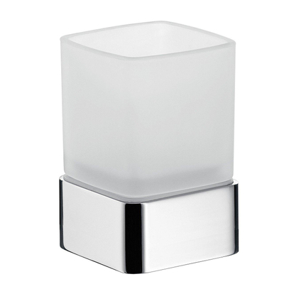 Emco Loft porte-gobelet avec verre modèle à poser chrome