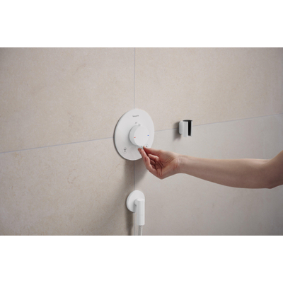 Hansgrohe Ecostat Comfort S - inbouw - thermostaat - 2 functies - mat wit