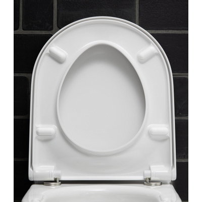 Duravit Starck 3 WC-zitting - 43x45x5cm - kunststof - wit glanzend