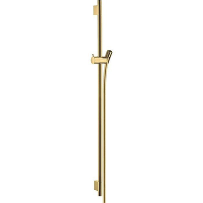 Hansgrohe Unica UnicaS Puro barre de douche coulissante 90cm avec flexible de douche Isiflex`B 160cm polished gold
