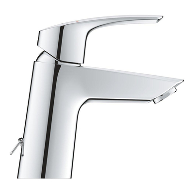 GROHE Eurosmart waterbesparende wastafelkraan s-size met ketting chroom