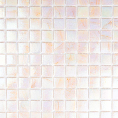 La Mosaic Factory Amsterdam carreau mosaïque - 32,2x32,2cm - carrelage mural et de sol - Carré - Verre Rose Clair brillant