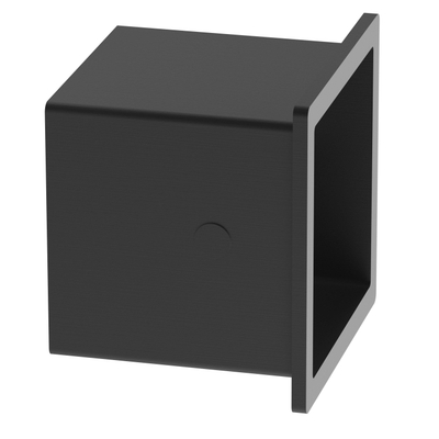 Fortifura Calvi Toiletrolhouder - inbouw - 17.3x17.3x15.3cm - PVD - geborsteld gunmetal (antraciet)