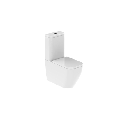 Nemo Spring Sun Toiletset - 34.5x66x85cm - met reservoir - softclose & quickrelease zitting - porselein wit SHOWROOMMODEL