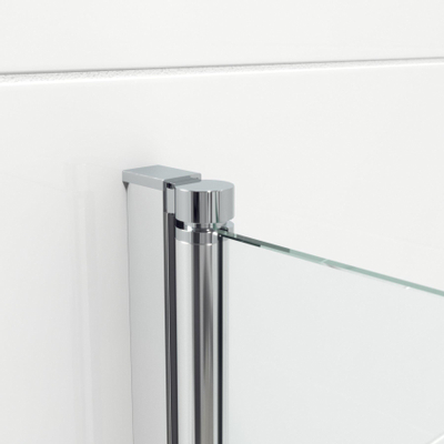 Marenza Neptune Badwand - 1 delig draaibaar - 80x150cm - 6mm veiligheidsglas - anti kalk - chroom