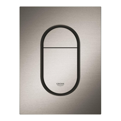 Grohe Arena Cosmopolitan Drukplaat - S-Size - brushed hard graphite (antraciet)