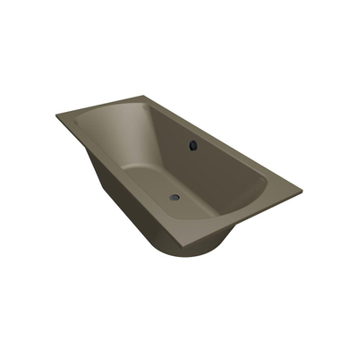 Xenz Lagoon Duobad - 180x80x53 - afvoer Midden - acryl - cement SHOWROOMMODEL