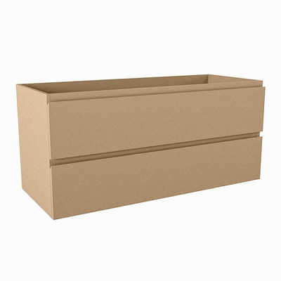 Mondiaz HAY wastafelonderkast - 110x45x50cm - 2 lades - uitsparing rechts - softclose - Oro