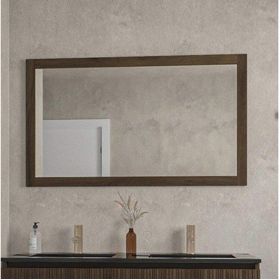 Saniclass Holz Base Miroir - 120x70cm - chêne foncé