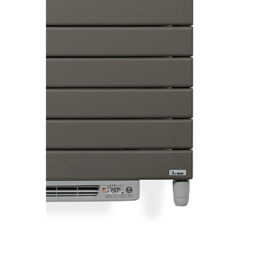 Vasco Aster HF-EL-BL design radiator elektrisch met blower 1805x500m, 1000W quarts bruin (9810)