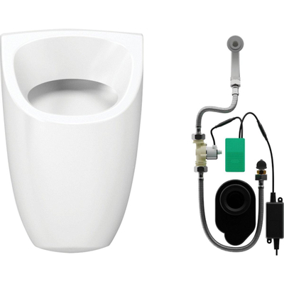 Ipee u1 pack urinal edge mini flush system alimentation secteur