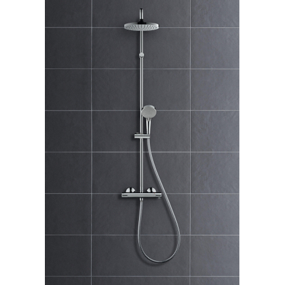 Hansgrohe vernis blend tuyau de douche avec thermostat chromé