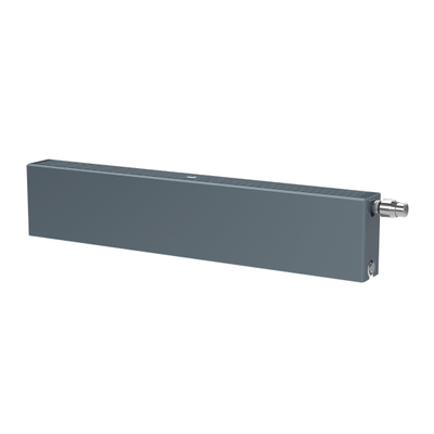 Stelrad Planar Plinth paneelradiator 20x220cm type 22 1344watt 6 aansluitingen Staal Wit glans