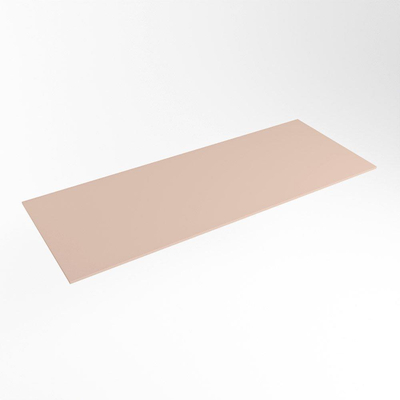 Mondiaz TOP 46 Plan sous vasque - 120x46x0.9cm - compatible comme plan de meuble - solid surface - Rosee