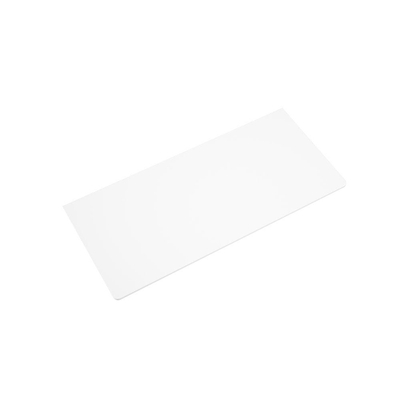 Saniclass Tops Topblad - 120x1.2x46cm - afgeronde hoeken - mat wit