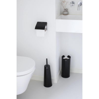 Brabantia ReNew Ensemble d'accessoires WC - en 3 parties - mat noir