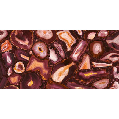 Douglas Jones Silensis Vloertegel - 60x120cm - 6.0mm - gerectificeerd - Claret gold