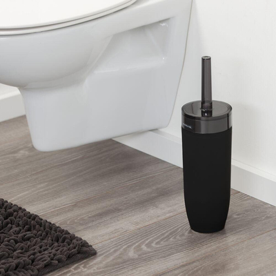 Sealskin Bloom Toiletborstel met houder ABS Zwart