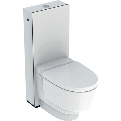Geberit AquaClean Mera Comfort WC japonais sur pied sans bride avec réservoir de chasse encastré blanc brillant