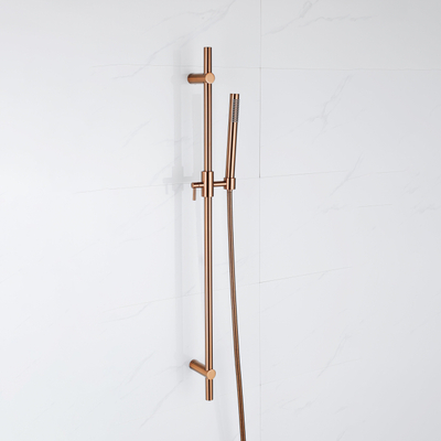 FugaFlow Eccelente Sobrado Barre de coulisse - 90cm - coulisseau - Cuivre brossé PVD (Cuivre)