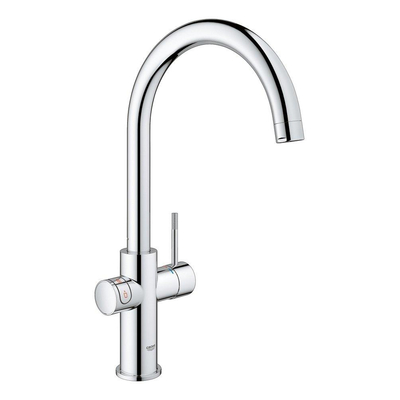 Grohe Red Keukenkraan - hoog - 3 in 1 - c uitloop - l size boiler - chroom
