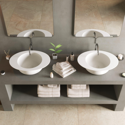 Ideavit Solidcap 3.0 vasque à poser 60x45,2x15,5cm solid surface blanc mat