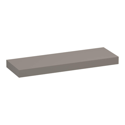 BRAUER Creek plan vasque suspendu - 140x50x10cm - taupe mat
