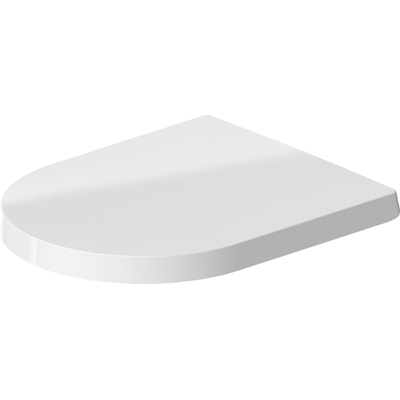 Duravit ME by Starck Abattant WC 45.8x37.4x5.6cm avec frein de chute et déclipsable synthétique blanc brillant SECOND CHOIX