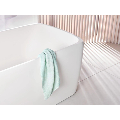Duravit Qatego Rechthoekig - vrijstaand bad - 180x80cm - inclusief af- en overloopgarnituur - mat wit