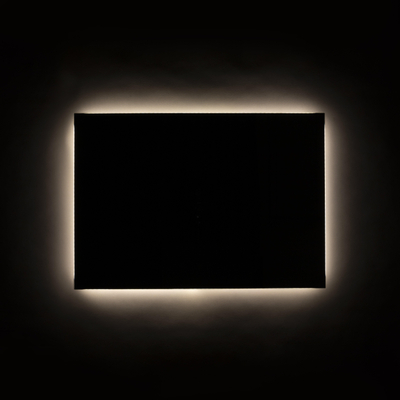 Saniclass Squared spiegel – 100x70 cm – indirecte LED rondom – spiegelverwarming – Aluminium