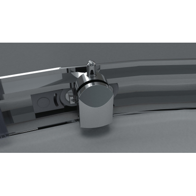 Adema Dawn Douchecabine - 90x90x185cm - kwartrond - chroom