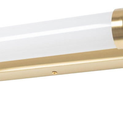 QAZQA Yordi Wandlamp - 1 lamp - 62.8cm - IP44 - gold