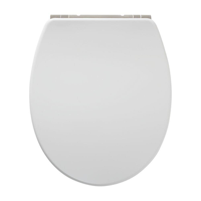 Tiger Boston Toiletbril Softclose Duroplast Wit/RVS 37x5.5x45cm