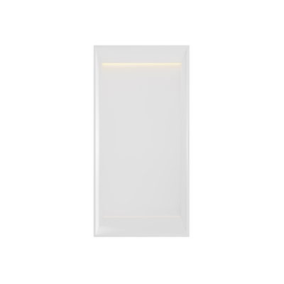 Hotbath &MORE Boîte encastrée ou niche encastrée - 30x15x10 - sans cadre + LED - Blanc mat